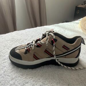 Burberry Beige and Black Men's Sneakers